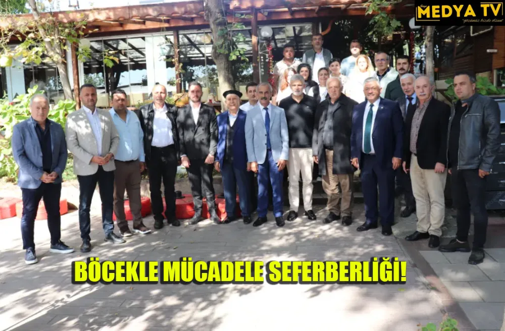 Böcekle mücadele seferberliği!