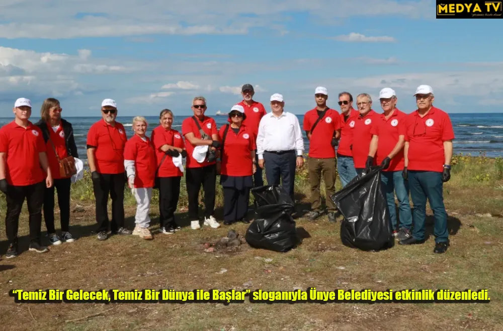 “Temiz Bir Gelecek, Temiz Bir Dünya ile Başlar” sloganıyla Ünye Belediyesi etkinlik düzenledi.