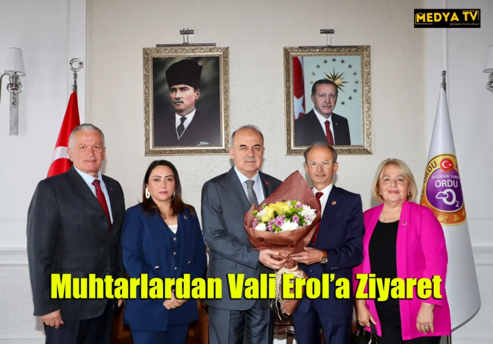 Muhtarlardan Vali Erol’a Ziyaret