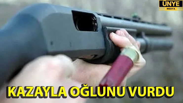 KAZAYLA OĞLUNU VURDU