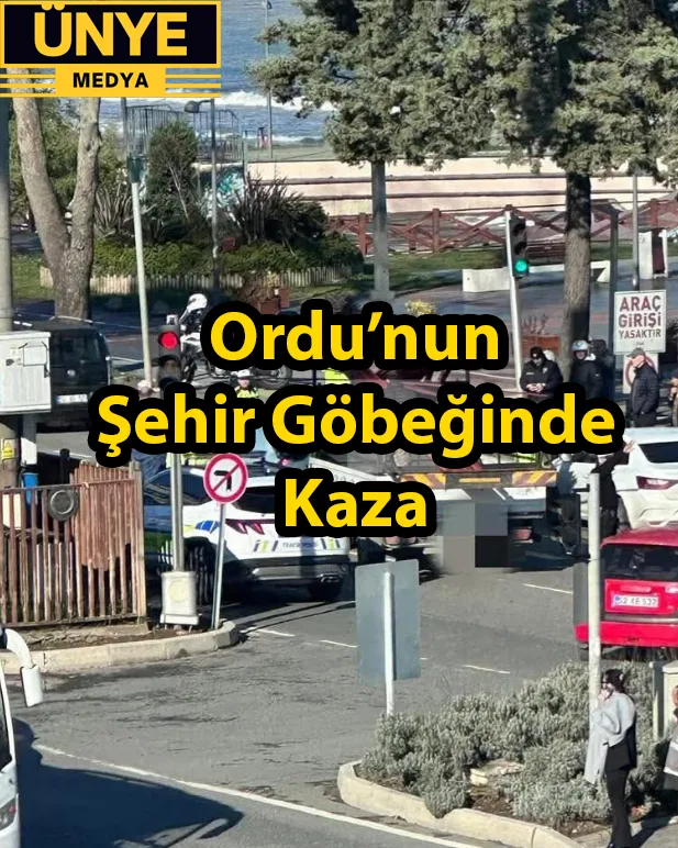 Ordu’nun Şehir Göbeğinde Kaza