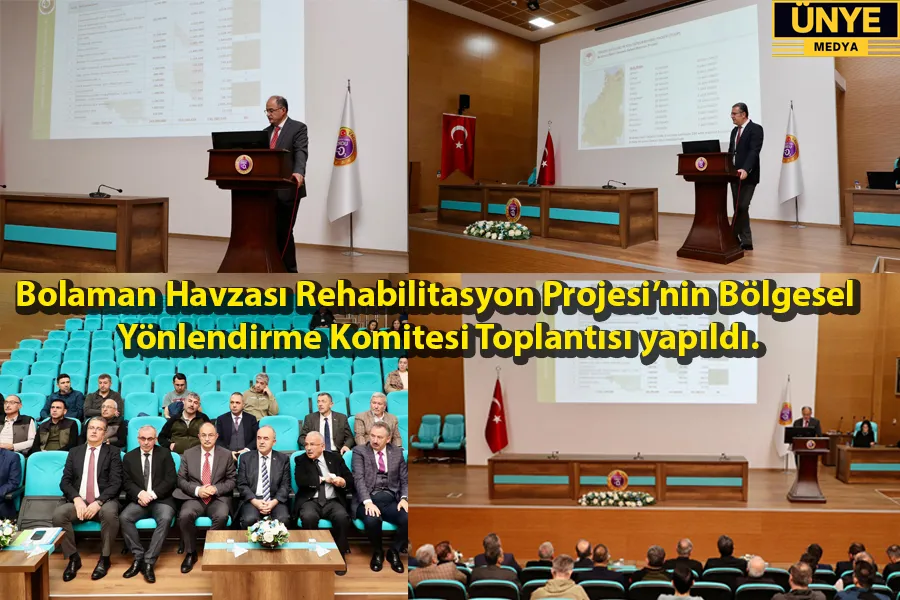 Bolaman Havzası Rehabilitasyon Projesi’nin Bölgesel Yönlendirme Komitesi Toplantısı yapıldı.