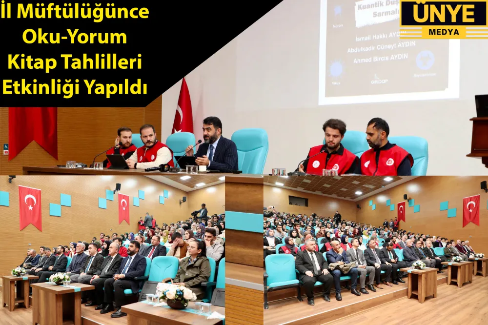 İl Müftülüğünce Oku-Yorum Kitap Tahlilleri Etkinliği Yapıldı