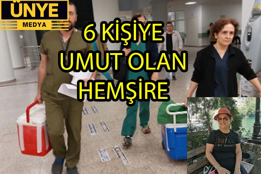 6 KİŞİYE UMUT OLAN HEMŞİRE