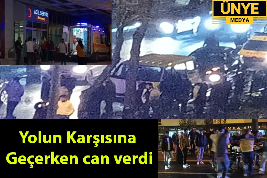 Yolun Karşısına  Geçerken can verdi