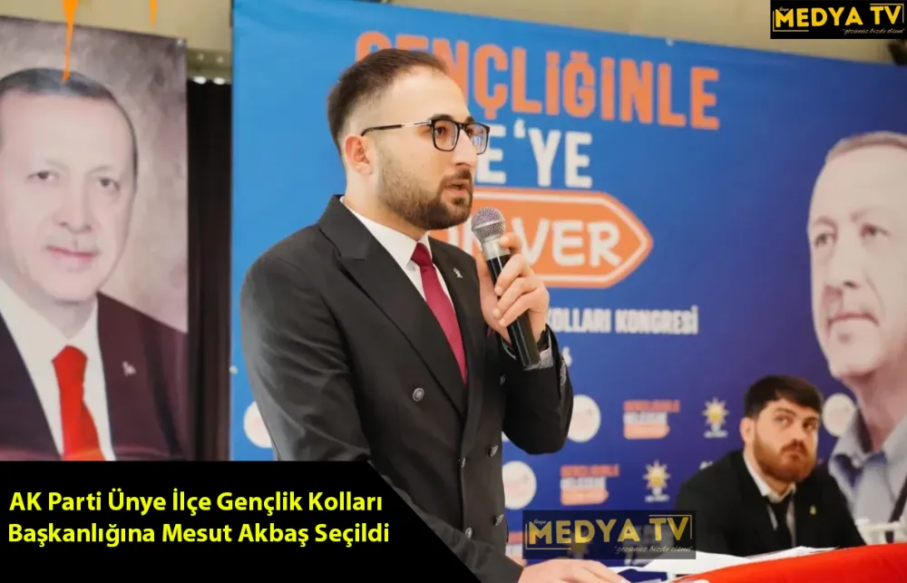 AK Parti Ünye İlçe Gençlik Kolları Başkanlığına Mesut Akbaş Seçildi