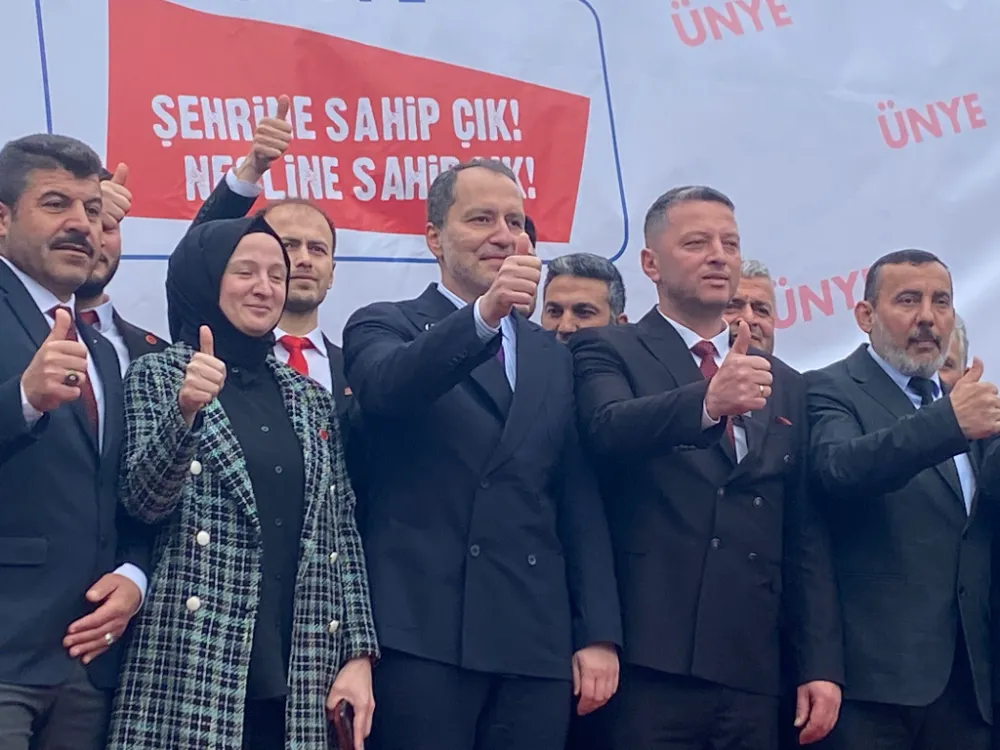 ERBAKAN’A ÜNYE’DE BÜYÜK İLGİ