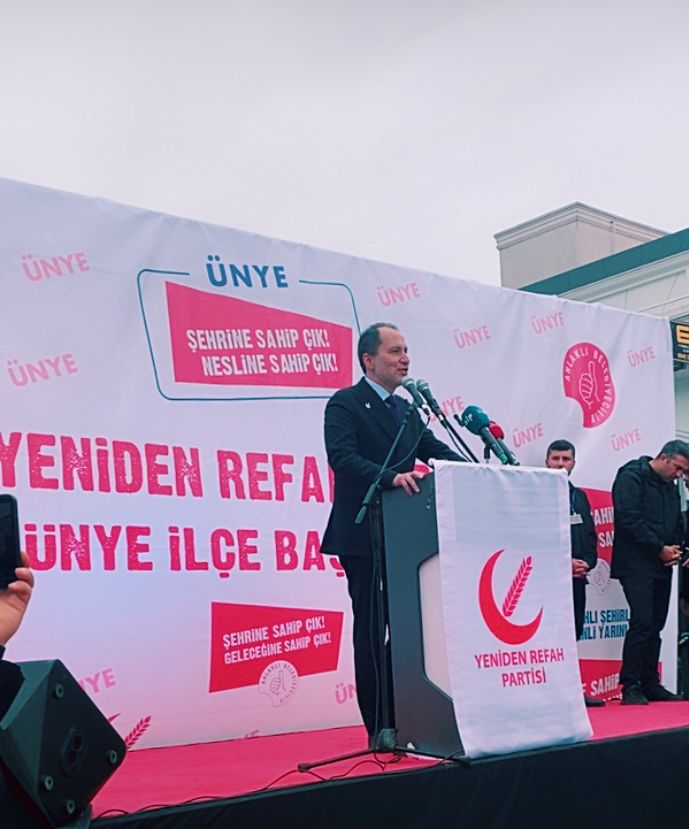 ERBAKAN’A ÜNYE’DE BÜYÜK İLGİ