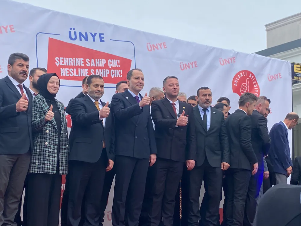 ERBAKAN’A ÜNYE’DE BÜYÜK İLGİ