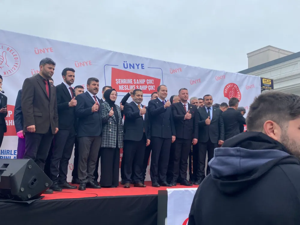 ERBAKAN’A ÜNYE’DE BÜYÜK İLGİ