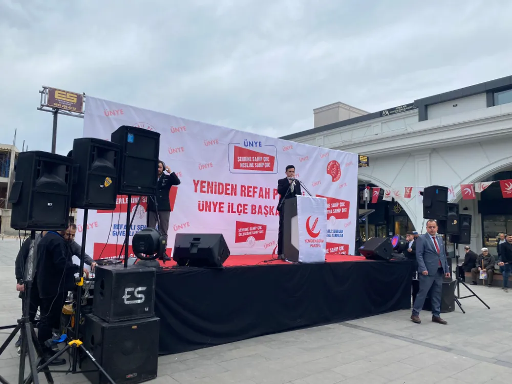 ERBAKAN’A ÜNYE’DE BÜYÜK İLGİ