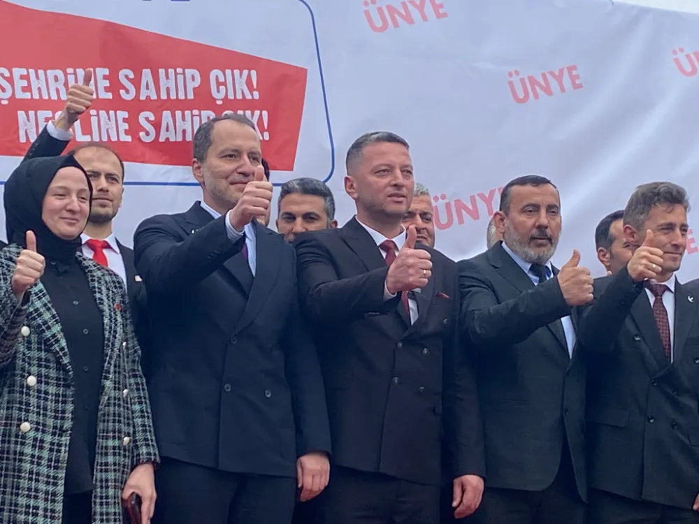 ERBAKAN’A ÜNYE’DE BÜYÜK İLGİ