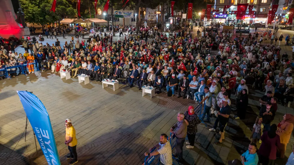 BAŞKAN TAVLI, “ÜLKEMİZ 15 TEMMUZ RUHUYLA YÜKSELMEYE DEVAM EDECEKTİR”