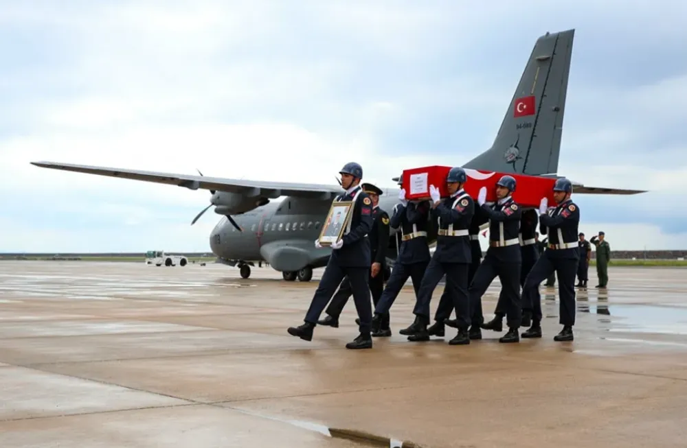 Ordu, şehidini karşıladı