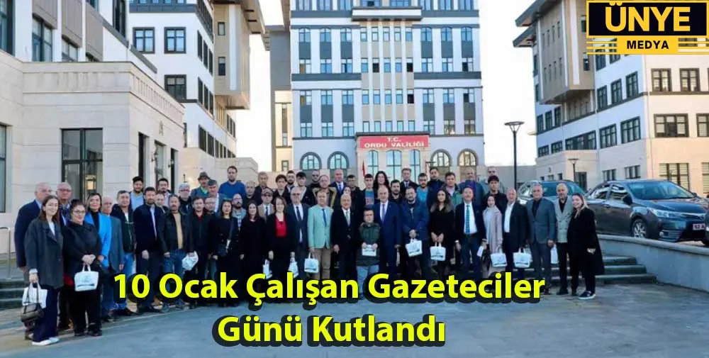 10 Ocak Çalışan Gazeteciler Günü Kutlandı