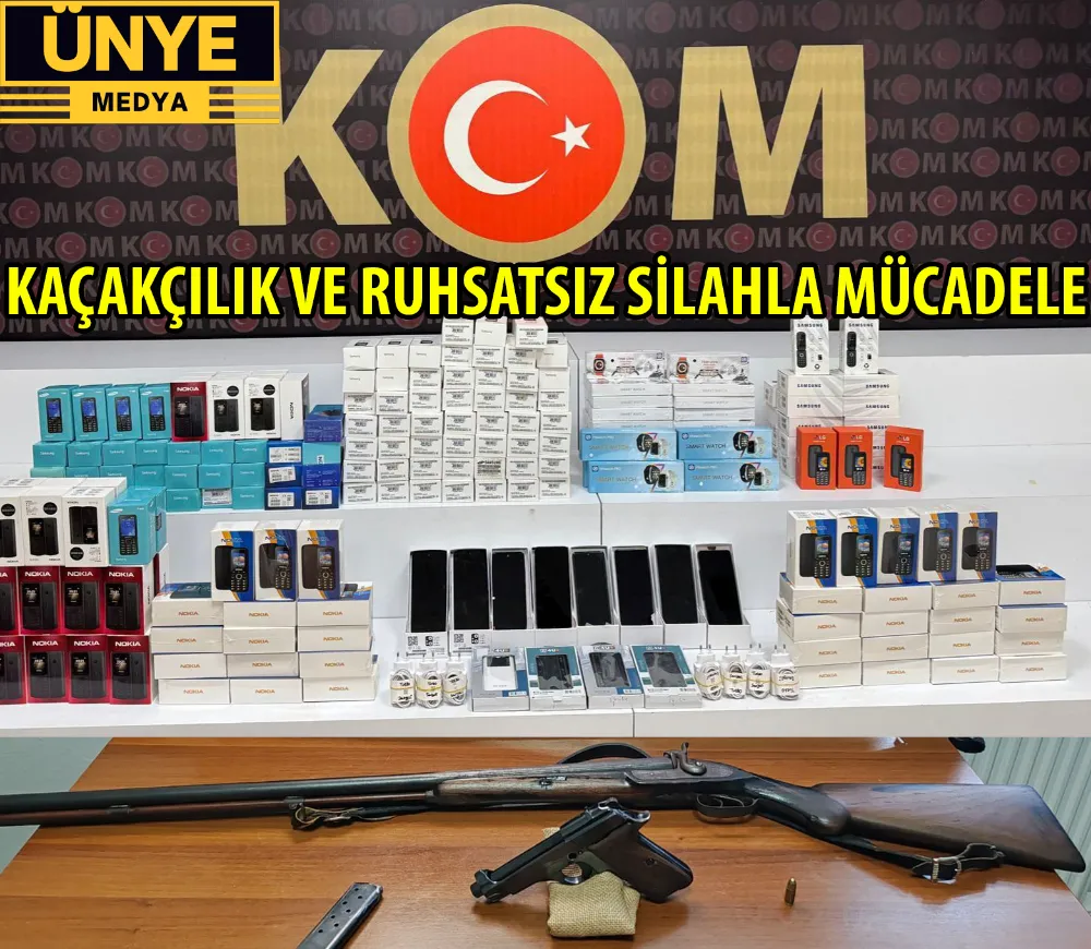 KAÇAKÇILIK VE RUHSATSIZ SİLAHLA MÜCADELE