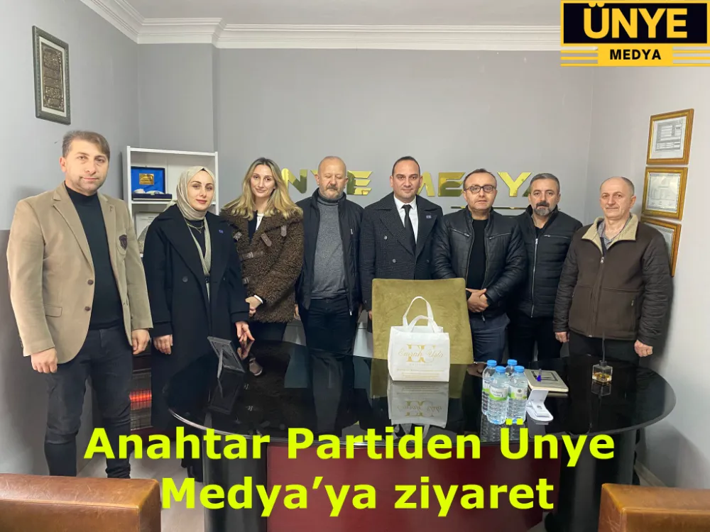 Anahtar Partiden Ünye Medya’ya ziyaret