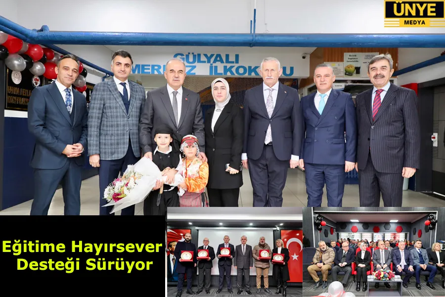 Eğitime Hayırsever Desteği Sürüyor