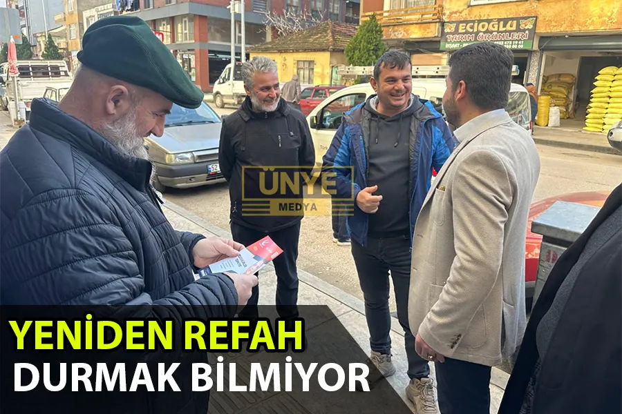 YENİDEN REFAH DURMAK BİLMİYOR