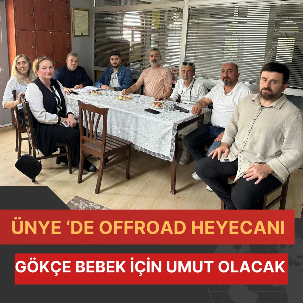 Ünye’de Offroad heyecanı Gökçe bebek için umut olacak