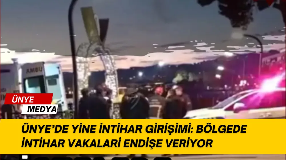 Ünye’de Yine İntihar Girişimi: Bölgede İntihar Vakaları Endişe Veriyor