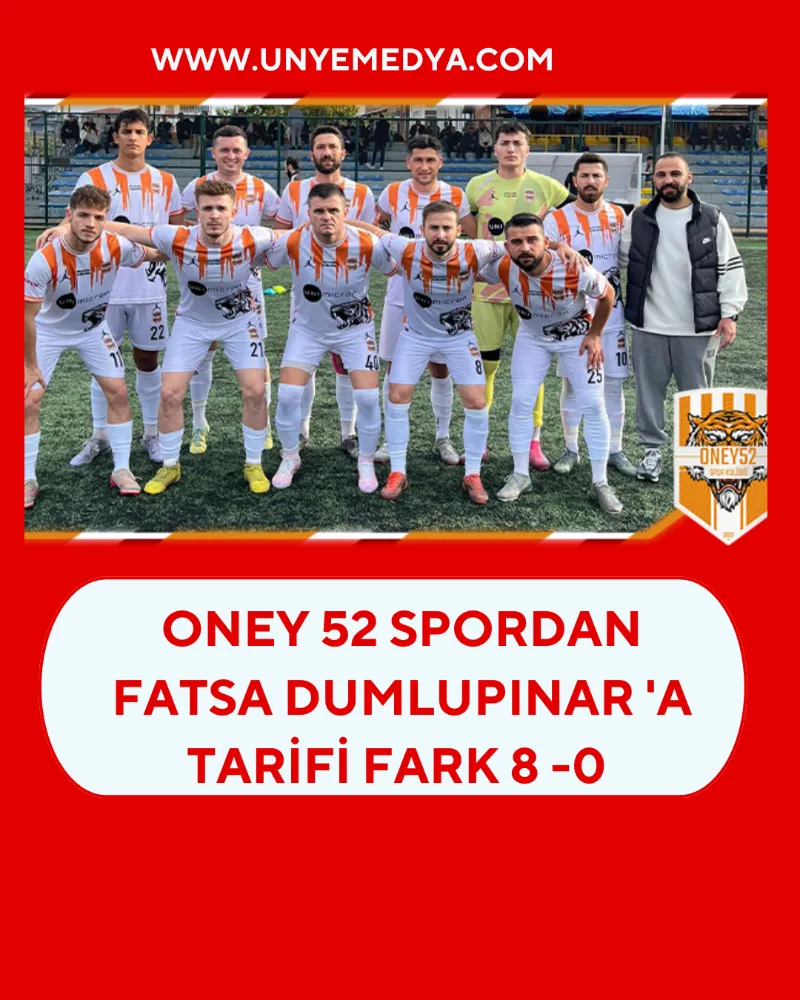 Oney 52 Spor’dan Fatsa Fatsa Dumlupınar