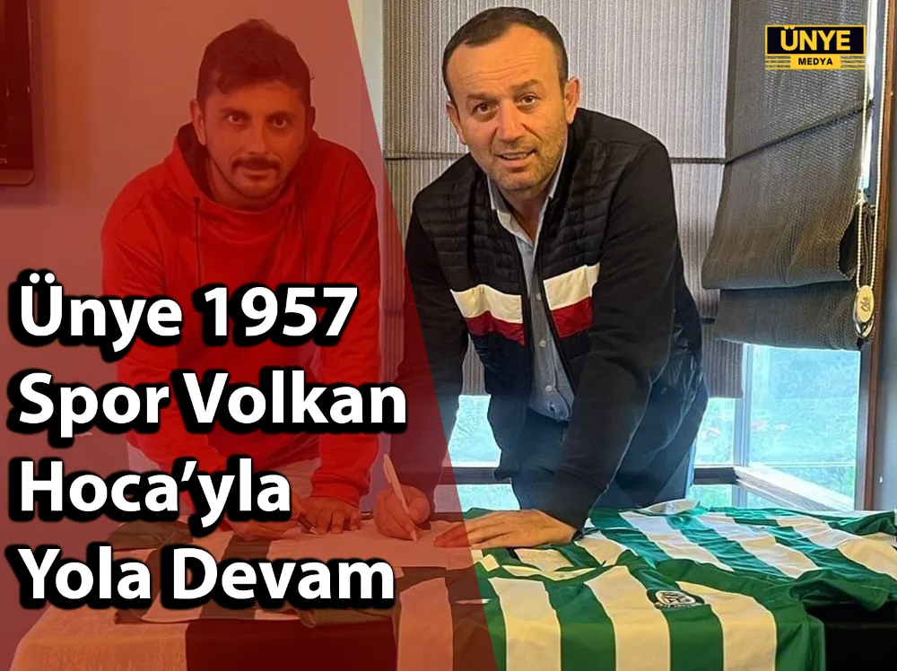 Ünye 1957 Spor Volkan Hoca’yla Yola Devam