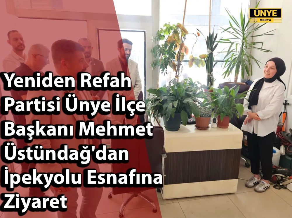Yeniden Refah Partisi Ünye İlçe Başkanı Mehmet Üstündağ