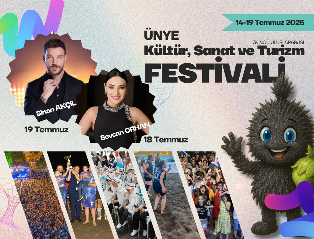 ÜNYE’DE FESTİVAL COŞKUSU BAŞLIYOR