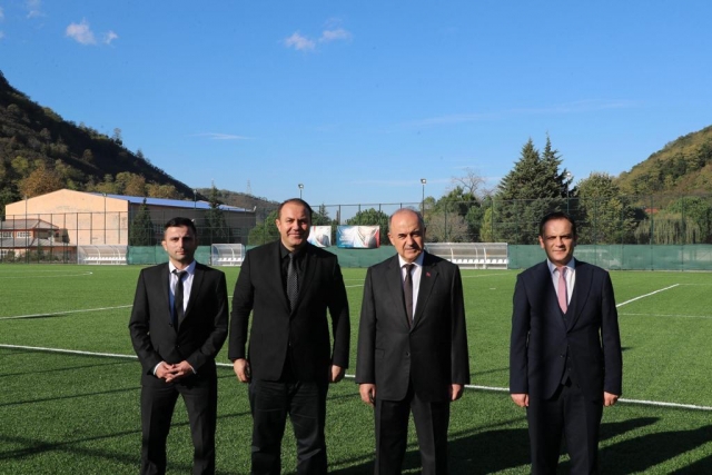 Vali Erol, Spor Tesislerinde İncelemede Bulundu